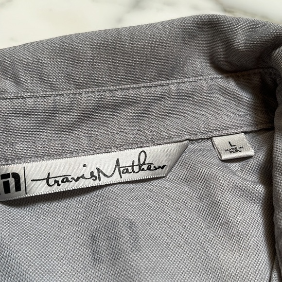 Travis Mathew Gray Polo Shirt - Picture 3 of 5